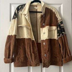 POL multicolored jacket size M